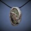 Squid in Abalone shell - pendant