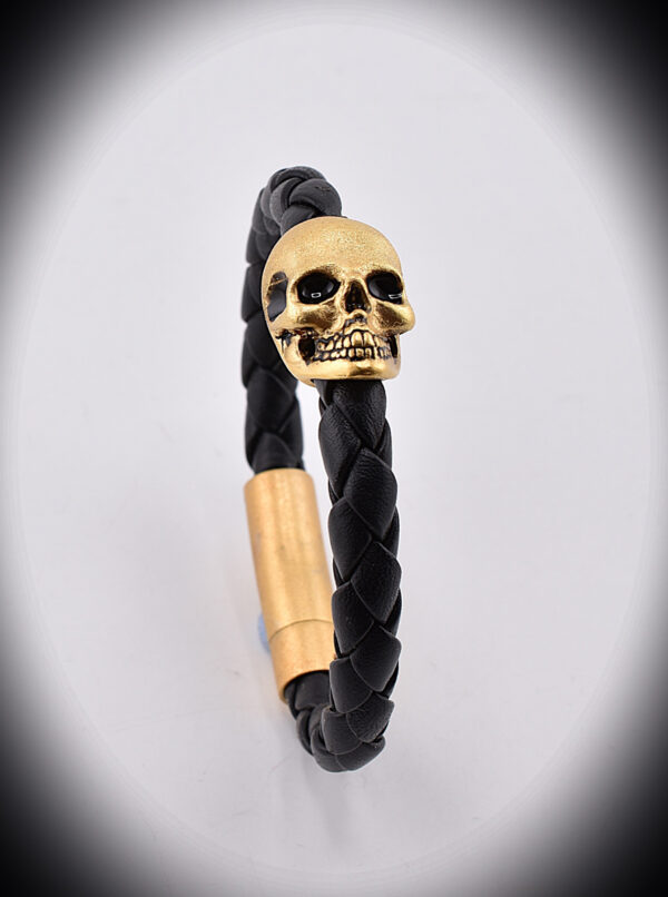 Totenkopf Armband - vergoldet - Image 4