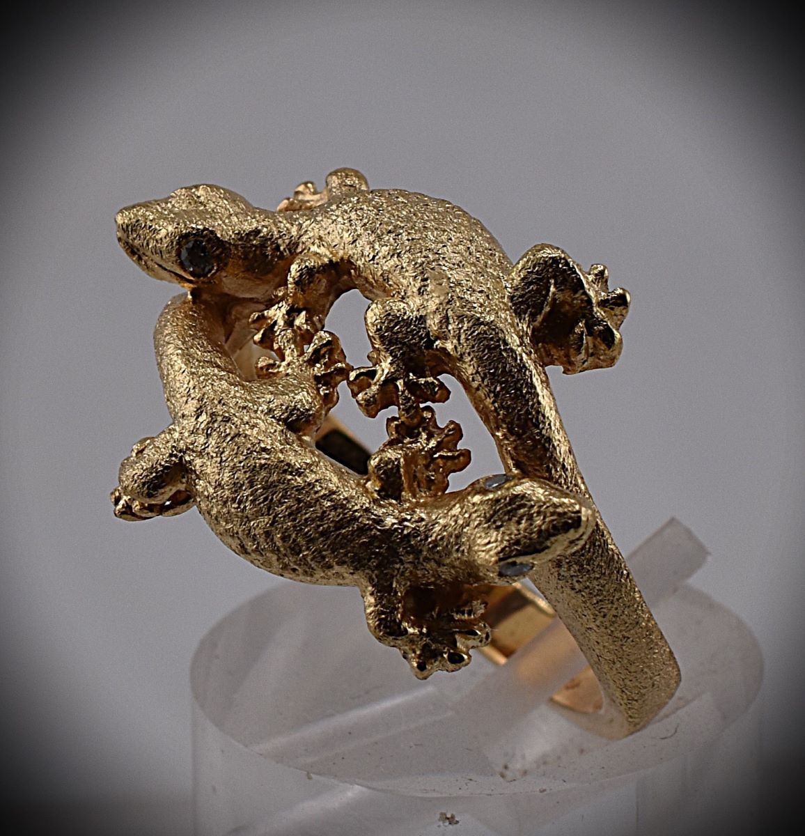 Gecko Ring 750 Gold – Bild 4