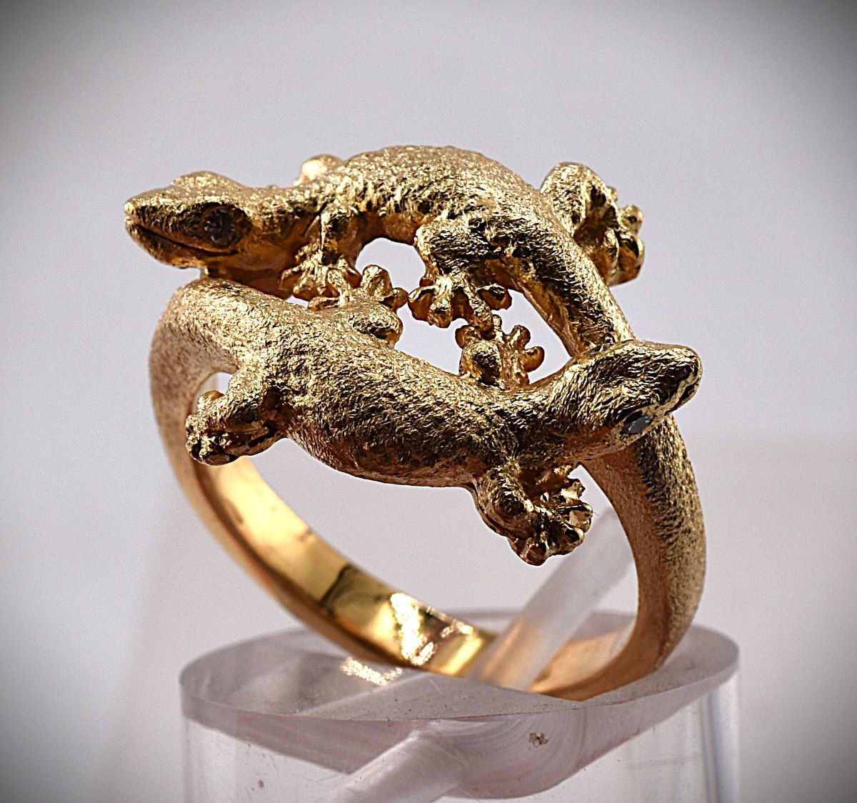 Gecko Ring 750 Gold – Bild 3