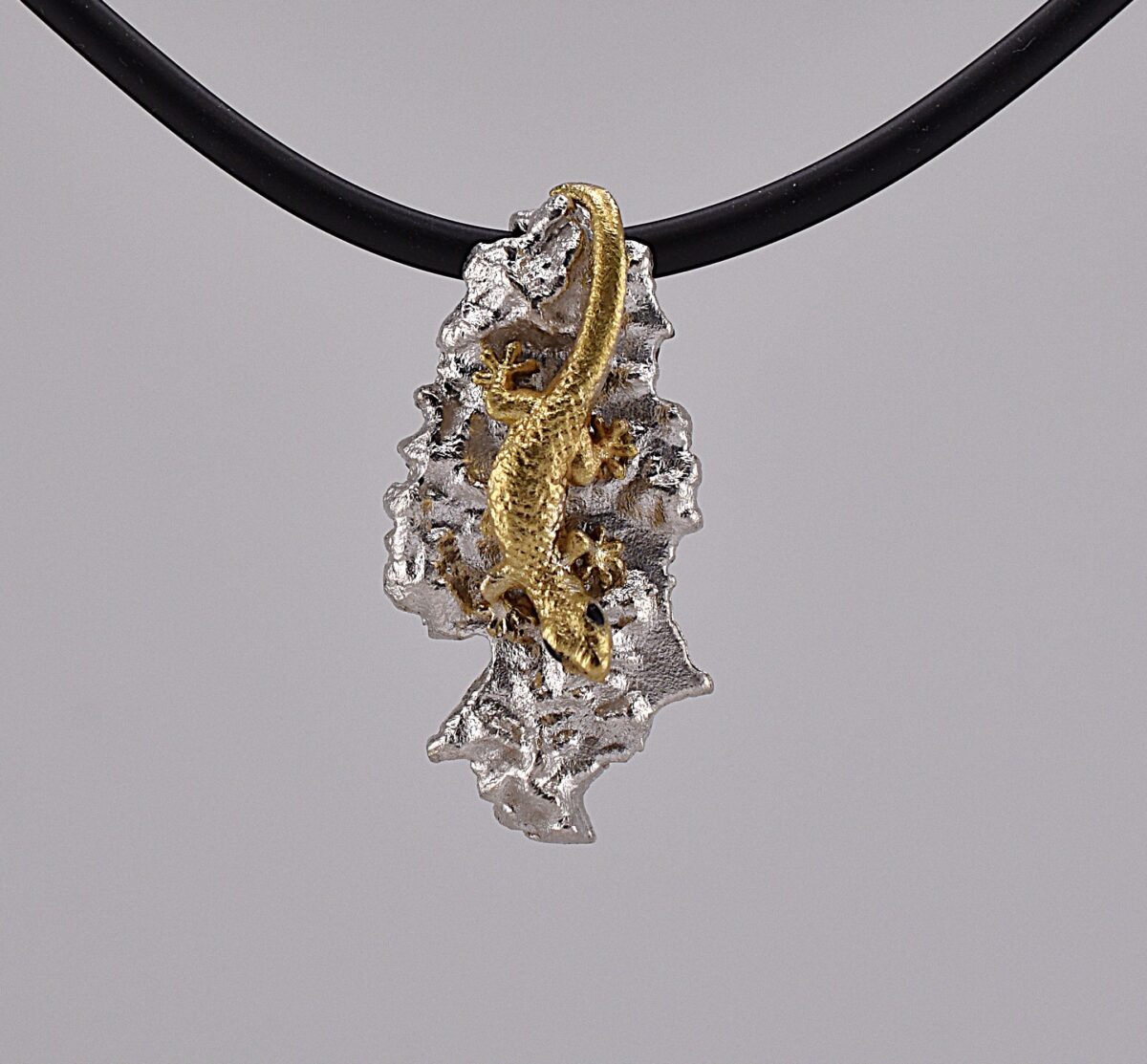 Gecko auf Ibiza Anhänger in 3 D – Bild 3