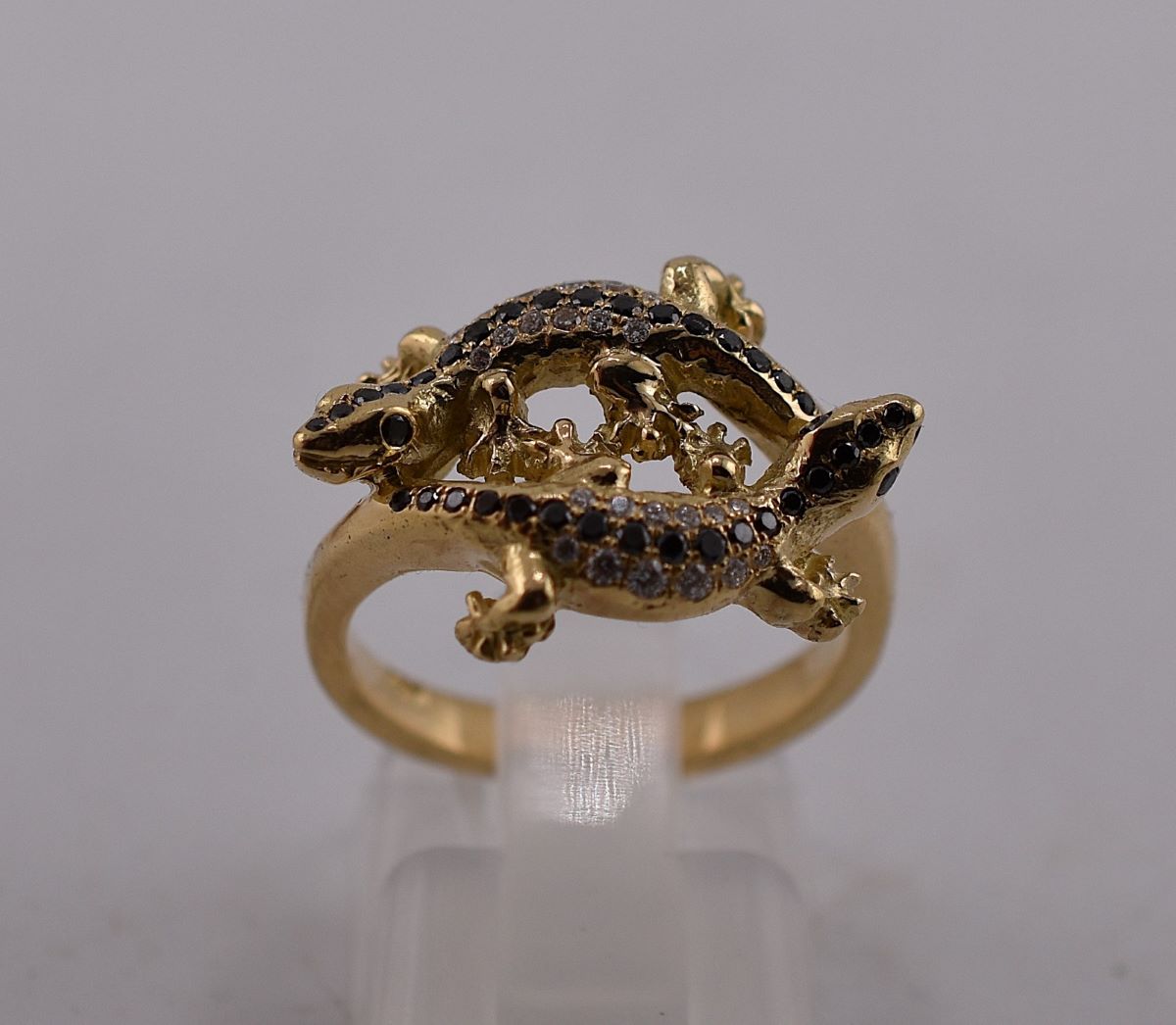 Gecko Ring 750 Gold – Bild 6